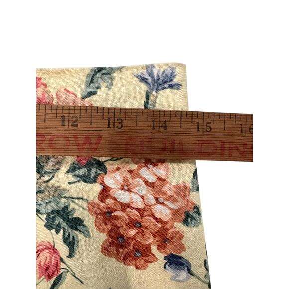 Carroll Reed/Bushwacker USA Vintage Linen Soft Yellow Floral Skirt Blouse Vest-8 - Picture 16 of 16